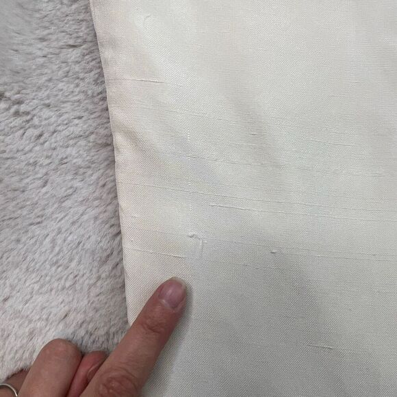 Ralph Lauren PURPLE LABEL Cream Pants 100% Silk Womens Size 12 Made in USA - Picture 7 of 15